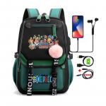 Anime One Piece Nezuko Kawaii Multikas Koolikott Kottidele Manga Reisimiseks Igap&auml;evaseks T&uuml;drukute Seljakotid T&auml;iskasvanutele Suure Mahutavusega Seljakott