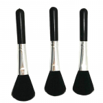3tk Blusher Brush L&uuml;hikese varrega Fiber juuksehari Puhastushari Beauty Brush 3pcs