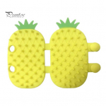 Kassi kamm Silikoonist Kassi isepuhastuv hari Lemmikloomade eemaldamise kamm kamm nurgalauajalgade roniraami jaoks kollane