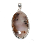 Natural Boulder Opal Gemstone Handmade 925 Sterling Silver Pendant 2.09 m7d34