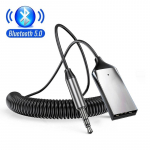 Bluetooth Aux Adapter Dongle USB to 3,5 mm Jack Car Audio Aux Bluetooth 5.0 vabak&auml;ekomplekt auto vastuv&otilde;tjale BT saatja BT850 h&otilde;be