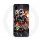 Coque Maniacase pour Samsung Galaxy A20 Max Verstappen F1 art wallpaper