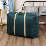 Tekitolmu pakkimiskott K&auml;sihoiukott Niiskuskindel suure mahutavusega paksendatud suurendatud pagasi reisikoti hoiustamisorganid 48*30*25CM must