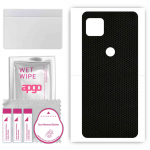 apgo Protective Skin Sticker for the back compatible with Motorola Moto G Power 2021, Wrap Film, Foil, Vinyl - Pattern Matrix
