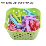 30 tk tuulekindlad riided aluspesu sokid pesun&otilde;ela kuivatusklambrid korviga