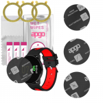 3x apgo MATTE Hybrid protective glass compatible with Garett Sport 14, flexible nano glass, great replacement for tempered glass, scratch-resistant, f