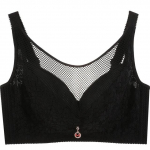 Push-up rinnahoidja Suur suurus Rinnahoidjad naistele 34-46 C D Seksikas pitsist bralett Traadita rinnahoidja Naiste pesu Mood Bracier Mujer 52/120E must
