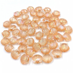 Charm Ocean Style Ehted 8 v&auml;rvi DIY kaelakee K&auml;sitsi valmistatud aksessuaarid Mix Style Shell Akr&uuml;&uuml;l helmed Akr&uuml;&uuml;l akr&uuml;&uuml;l helmed AB Shell lahtised helmed helmed oranž