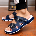 Suvised sandaalid Meeste sussid Ranna vabaajajalatsid Zapatos De Hombre sisetingimustes vastupidavad libisemisvastased peep Toe Uus 34