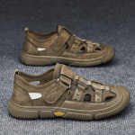 Sandaalid Meeste suvetrend V&auml;liskandmine Sussid Libisemisvastased L&otilde;hnavastased Pehme p&otilde;hjaga Rannaaugujalatsid Kahekordse kasutusega sandaalid 39 hall v&auml;rv