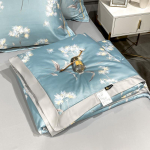 Washed Ice Silk Suvine voodipesu Tekk Pol&uuml;ester Kodu Konditsioneer Satiin Suvine Tekk Lohvatav voodipesu Tekstiil 230x200cm 4Pcs