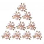 10 tk lillehelmestega kristallist lameda seljaga n&ouml;&ouml;bid Pulmakleidi kaunistused kivikivid