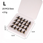 Simuleeritud k&auml;rbes konksuga, pehme s&ouml;&ouml;t, mikroobjekti tee, loodusliku kalap&uuml;&uuml;gi v&otilde;ltss&ouml;&ouml;t koos lisatud atraktandiga