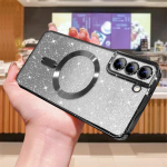 Glitter Bright kate Samsung Galaxy S24 S23 S22 S21 S20 Ultra Plus FE Case Note20 Ultra Plating Wireless MagSafe Magnetic jaoks For Galaxy S24 Ultra must