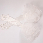 1paar 55cm mustad pikkade varrukatega kindad punased sametkindad sametlillekujulised kindad veinipunane v&auml;rv