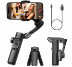 Mobiiltelefoni Gimbali stabilisaator 3-teljeline kokkupandav kardaan iPhone'ile ja Androidile &ndash; Smart XE Gimbal koos fookusratta stabilisaatoriga