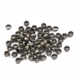 Kvaliteetne l&auml;bim&otilde;&otilde;t 1,5-4 mm vaskkuuli vaher&otilde;ngad helmed kork, pressitud Populaarne kvaliteetne otsahelmed Ehted Kuumm&uuml;&uuml;k Ehted tarvikud Leiud 2.0mm 500PCS/Pack must