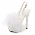 Stiletto k&otilde;rged kontsad 15 cm automudel Tantsu sandaalid Mood Catwalk naiste kingad 34 valge