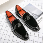 Uus meeste kleit Nahast kingad Luksuslik mood peigmehe pulmakingad Meeste itaalia stiilis Oxfordi kingad, suur suurus 38-48 38 sinine