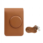 Kaamerakohver EVO PU-koti kerge ja kaamera &otilde;lakott koos reguleeritava rihmaga nahast hoidikuga valge