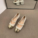 mood kevadised Mary Jane kingad mood naiste &uuml;mara ninaga madalad vabaajajalatsid naiste elegantsed v&auml;listingimustes kantavad nahast kingad madala paksu kontsaga 35 beež