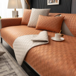 Veekindel diivanikate r&auml;tik lemmikloomakoer kass laste matt uriinipadi kaitsja libisemiskindel diivanikatted v&otilde;rgust diivanikatted elutuppa 45cm pillowcase 1pcs oranž