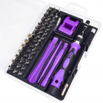 115/25 in 1 kruvikeeraja komplekt Mini t&auml;ppiskruvikeeraja, mitme arvutiga arvuti mobiiltelefoni seadme remont ISOLUMINE k&auml;sitsi kodut&ouml;&ouml;riistad 50pcs IN 1 lilla