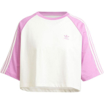 Adidas Originals Adicolor Sportlik Vabaaja Mugav L&uuml;hikeste Varrukatega T-s&auml;rk Naiste Topid Valge S&uuml;gavlilla IZ2827 L