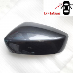 Accessories For Car Mazda 2 demio 2016- Rearview Mirror Cover Shell Lid Case L dark grey