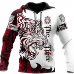 Meeste kapuuts, 3d tiigritr&uuml;kiga avara disaineriga dressipluusid kevad-s&uuml;gis pikkade varrukatega pullover 4XL &uuml;lisuured Harajuku Y2k riided 6XL