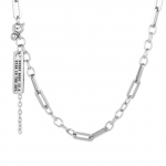Trendikas roostevabast terasest keti ripatsiga kaelakee meestele naistele punk Choker mood meeste ehe kingitus 50cm