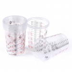 10 tk 600 ml plastist v&auml;rvi segamistopsid Segamisn&otilde;u v&auml;rvi segamise kalibreeritud tass