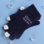 Kindad Armsad Villased Kootud Kindad Talvised Paksendatud Soojad Kindad &Otilde;ues Lekkiv s&otilde;rm Puuteekraan K&uuml;lmakindlad Kindad Soojad Kindad lilla