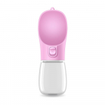 Kaasaskantav koerte veepudel toidu- ja veemahuti koertele lemmikloomadele s&ouml;&ouml;tmiskauss &otilde;ues reisimiseks joogikausid veedosaator 350ml/12.31oz valge