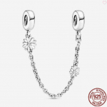 925 Sterling Silver Klassikalised turvaketid Charm Bead Fit Original 3mm K&auml;ev&otilde;ru K&auml;ev&otilde;ru valmistamine Moeehteid