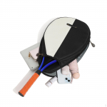 Tennisekott Crossbody sulgpallireketi tropp Black White