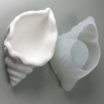 Conch lillepott silikoonvormid betoonist kipsvaigust vorm isetegemine merekarbi viiliga k&uuml;&uuml;nlapurk vormi hoiukarp Kodukaunistusega k&auml;sit&ouml;&ouml;