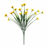 Kunstlilled V&auml;ikesed Karikakrad Plastikust Kunstlik Roheline Taim V&otilde;lslillede Kimp Pulmade Kaunistus Pildistamise Rekvisiidid 5 small daisies