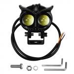 Mootorratta Udutulede LED-valgustus, Valge/kollane DC12-85V &Ouml;&ouml;kull Abivalgusti, Auto ATV Servaauto 6.68*7.9*3.4cm