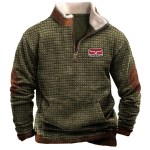 Kuum m&uuml;&uuml;k meeste retro l&auml;&auml;nelik &uuml;hev&auml;rviline lukuga p&uuml;stkraega dressipluus vabaaja dressipluus laos 3XL gray