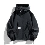 Moebr&auml;ndi suur kapuutsiga jakk meestele ja naistele Kevadine ja s&uuml;gisene vaba aja kardigan lahtise v&auml;rviga Mountain Outdoor kiiresti kuivav Hardshell jope 2XL