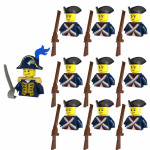 S&otilde;jalised ehitusklotsid Keskaegsed s&otilde;durifiguurid Kingitused Relv P&uuml;stol Keiserlik merev&auml;gi Mini klotsid Laste m&auml;nguasi T&auml;ielikult tr&uuml;kitud keha