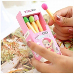 1 Box Kawaii Mini Matchstick kooli kirjatarbed Armas kummist loominguline uudne laste pliiatsikustutuskumm