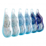 6 tk paranduslindi rullide komplekt, sile kompaktne disain, kuivamisaega puuduvad kleepsooned Sisseehitatud rull-kleeplint S