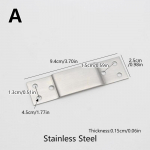 1 tk Pandla nurga kuvari pandla seinakinnitusklamber, rippuv kood, plaatide kronstein, roostevaba teras A