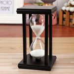 5/10/15/20/25/30 minutit Puidust liivakell Liiva taimer Moodne liivaklaasist kingitus Teekell Taimerid K&ouml;&ouml;k Kodukaunistamisliiv 5min valge