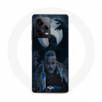 Coque Maniacase pour Xiaomi Redmi Note 12 Pro 5G Vikings ragnar lothbrok corbeau