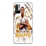 Coque Maniacase pour Xiaomi Redmi Note 10T 5G Kylian Mbappe Real Madrid wallpaper celebration