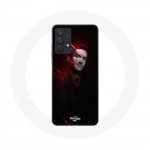Coque Maniacase pour Samsung Galaxy A32 4G Lucifer S&eacute;rie fond noir