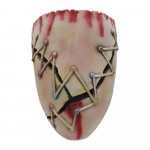 Dead By Daylight Legion Frank Cosplay t&auml;ismask Kuri lihunik hirmutav naeratus Halloweeni uhke kleidi rekvisiidid valge